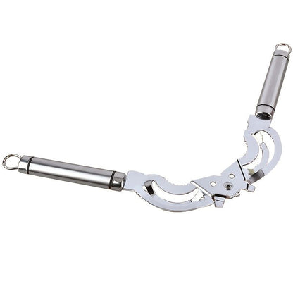 1pc, Can Opener, 304 Stainless Steel Jar Opener, All Metal Construction Adjustable Jar Opener, Can Bottle Opener Gripper, For Weak Hand, Elderly, Arthritis, Child - Renee Lane Company