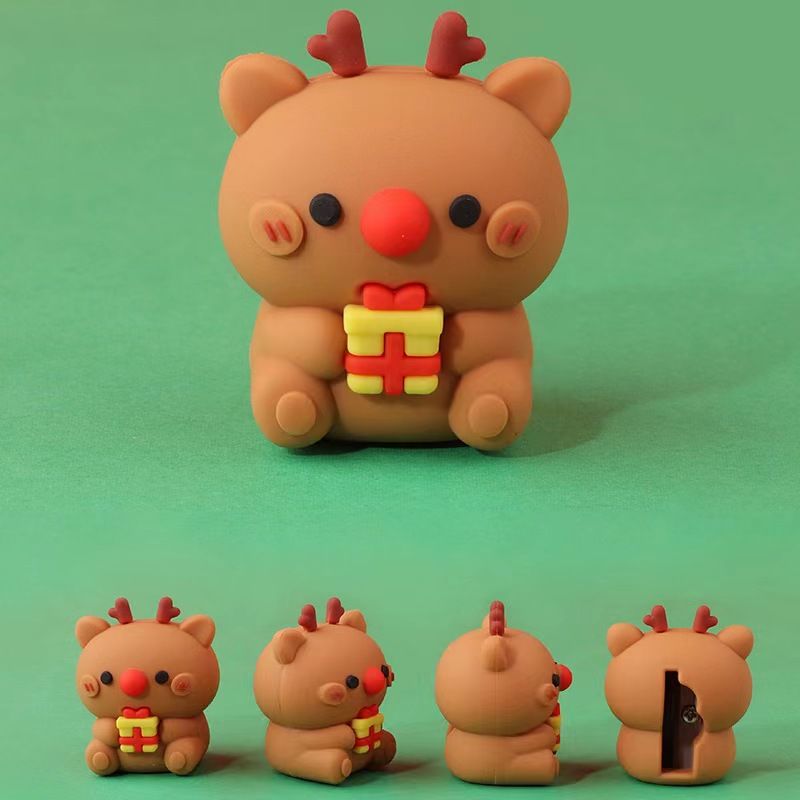 1pc Cute Christmas Pencil Sharpener - Renee Lane Company