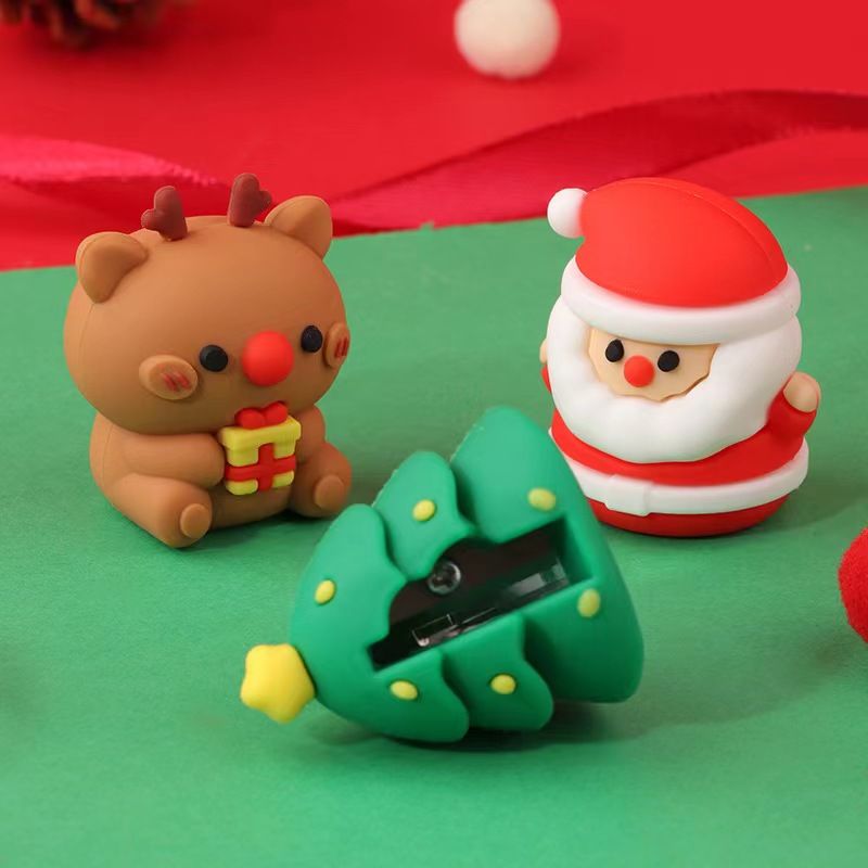 1pc Cute Christmas Pencil Sharpener - Renee Lane Company