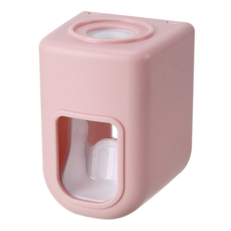 1pc Electric Toothbrush Holder Couple Toothbrush Holder Lazy Person Automatic Toothpaste Squeezing Device Wall Mounted Non Perforated Toothpaste Toothbrush Holder In Bathroom - Renee Lane Company