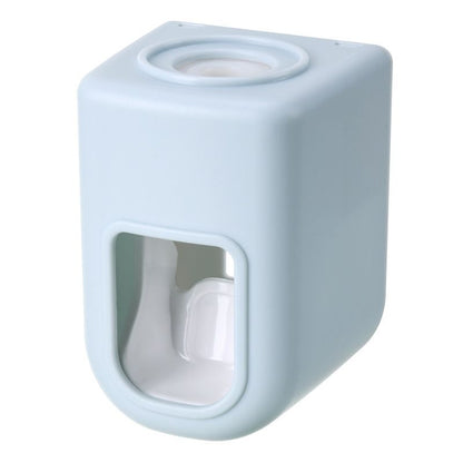 1pc Electric Toothbrush Holder Couple Toothbrush Holder Lazy Person Automatic Toothpaste Squeezing Device Wall Mounted Non Perforated Toothpaste Toothbrush Holder In Bathroom - Renee Lane Company
