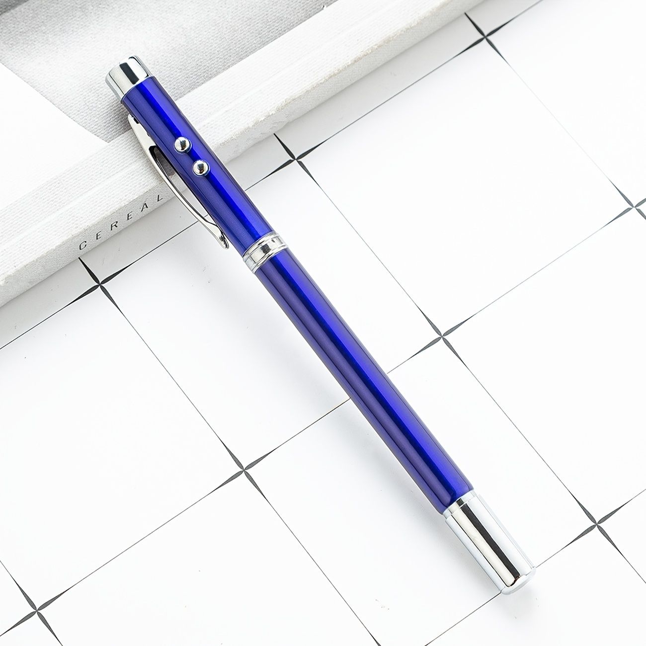 1pc Five In One Pointer Pen Retractable Pen Laser Infrared Laser Pointer PPT Electronic Pointer Pen 1.0mm Refill Black - Renee Lane Company