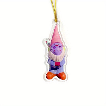 1pc Halloween Decor Horror Movie Character Sculpture Car Hanging Pendant Horror Decoration Funny Pendant Car Dwarf Pendant - Renee Lane Company