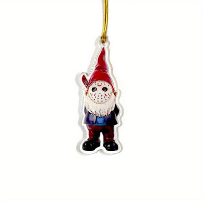 1pc Halloween Decor Horror Movie Character Sculpture Car Hanging Pendant Horror Decoration Funny Pendant Car Dwarf Pendant - Renee Lane Company