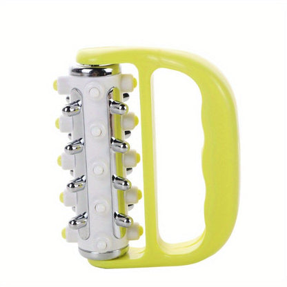 1pc Handheld Body Roller Massager, Roller Control Lifting Tools For Back, Ergonomic Handle Plastic Massager, Fascia Release And Muscle Massage Roller - Renee Lane Company