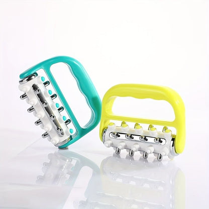1pc Handheld Body Roller Massager, Roller Control Lifting Tools For Back, Ergonomic Handle Plastic Massager, Fascia Release And Muscle Massage Roller - Renee Lane Company