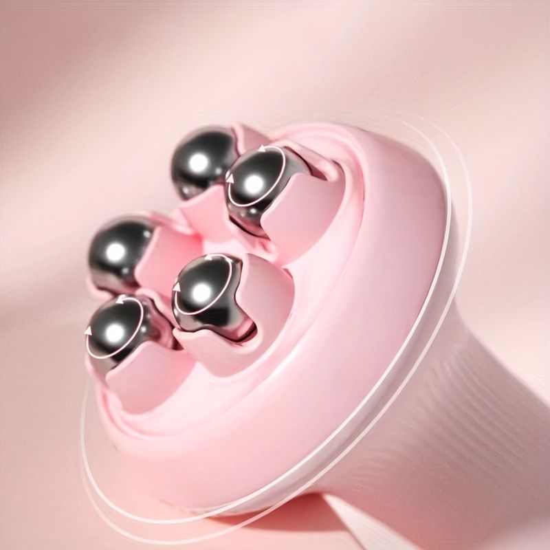1pc Handheld Massager for Muscle Relaxation - Roller Ball Massage Tool for Back, Neck, Foot, Calf, Leg - Portable Design for On-the-Go Relaxation - Renee Lane Company