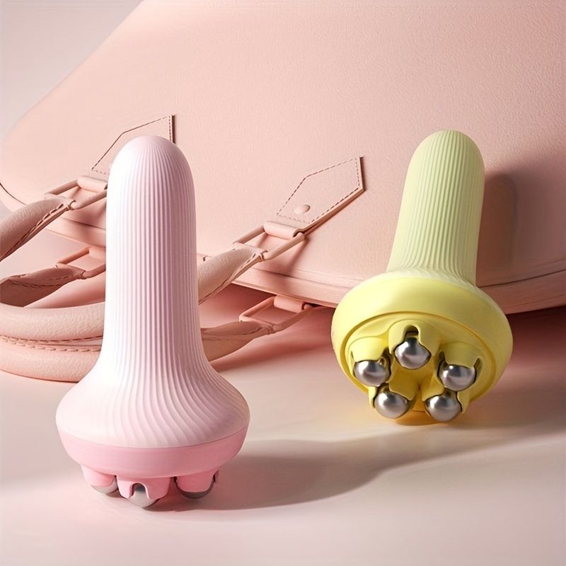 1pc Handheld Massager for Muscle Relaxation - Roller Ball Massage Tool for Back, Neck, Foot, Calf, Leg - Portable Design for On-the-Go Relaxation - Renee Lane Company