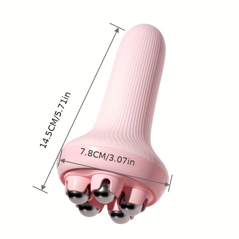 1pc Handheld Massager for Muscle Relaxation - Roller Ball Massage Tool for Back, Neck, Foot, Calf, Leg - Portable Design for On-the-Go Relaxation - Renee Lane Company