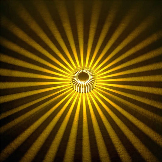 1pc Hard Wired Yellow Light Wall Sconce Flush Mount Wall Light, Aluminum LED Wall Light For House Corridor Porch Garage Cafe Villa Hotel - Renee Lane Company