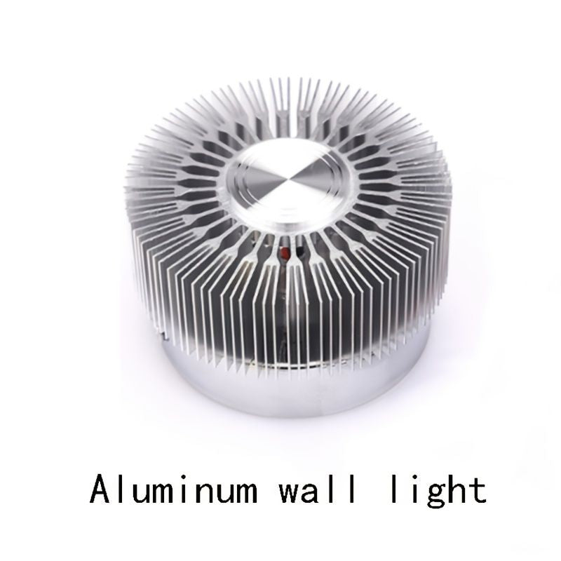1pc Hard Wired Yellow Light Wall Sconce Flush Mount Wall Light, Aluminum LED Wall Light For House Corridor Porch Garage Cafe Villa Hotel - Renee Lane Company