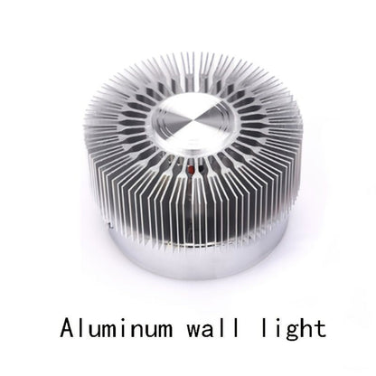 1pc Hard Wired Yellow Light Wall Sconce Flush Mount Wall Light, Aluminum LED Wall Light For House Corridor Porch Garage Cafe Villa Hotel - Renee Lane Company