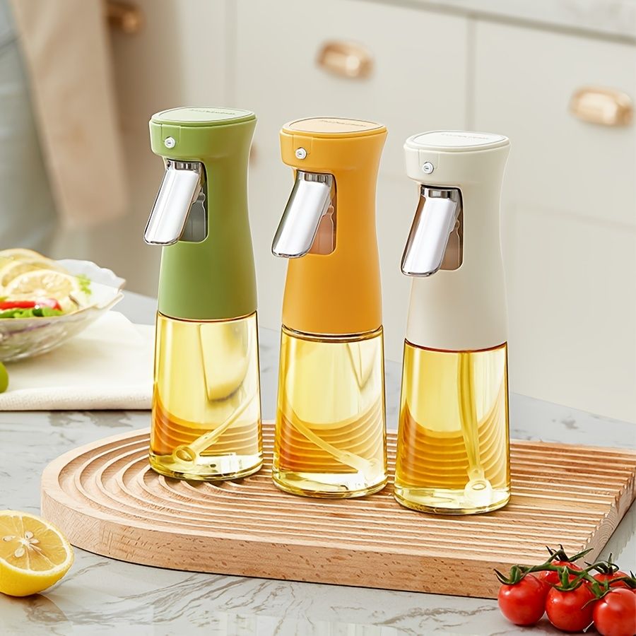 1pc Injector; Olive Oil Sprayer Bottle Spray; Glass Vinaigrette Sprayer Dispenser Bottle For Air Fryer; Cooking; Kitchen; Salad; Bake Frying; Grilling; Frying - Renee Lane Company