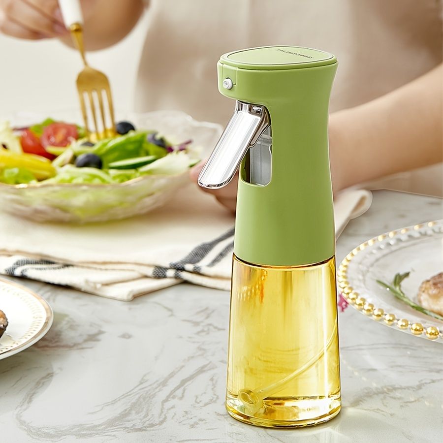 1pc Injector; Olive Oil Sprayer Bottle Spray; Glass Vinaigrette Sprayer Dispenser Bottle For Air Fryer; Cooking; Kitchen; Salad; Bake Frying; Grilling; Frying - Renee Lane Company
