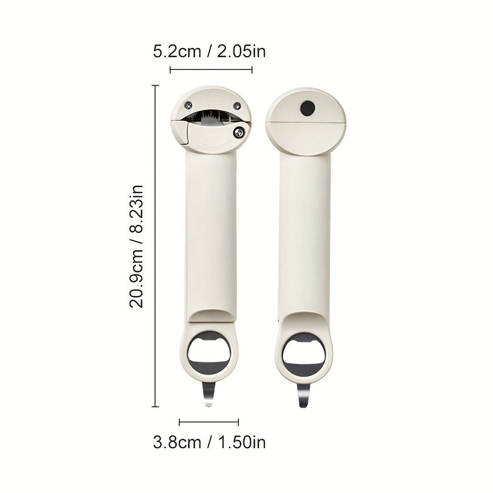 1pc, Jar Opener, Adjustable Bottle Opener For Weak Hands, Non-Slip Can Opener, Fridge Magnet For Senior Arthritis Fits 0.98-3.74inch Lids, Kitchen Accessaris, Back To School Supplies - Renee Lane Company