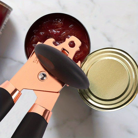 1pc Kitchen Multifunctional Can Opener Modern Minimalist Canning Tool Can Opener Stainless Steel Can Knife Beer Bottle Opener, Outdoor Camping - Renee Lane Company