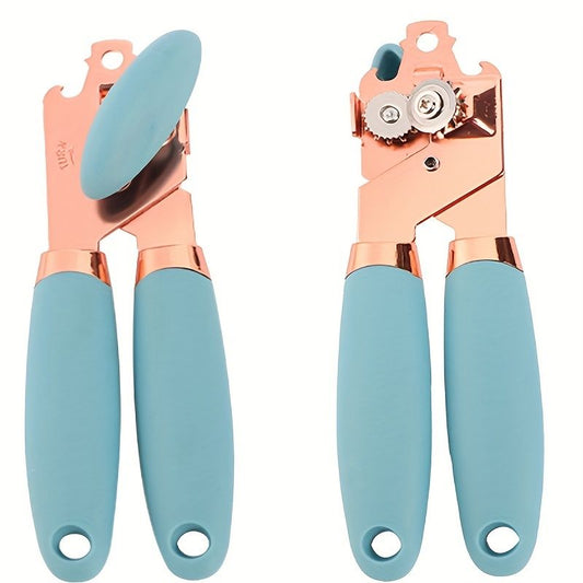 1pc Kitchen Multifunctional Can Opener Modern Minimalist Canning Tool Can Opener Stainless Steel Can Knife Beer Bottle Opener, Outdoor Camping - Renee Lane Company