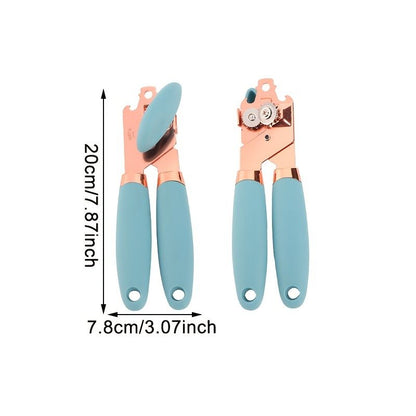 1pc Kitchen Multifunctional Can Opener Modern Minimalist Canning Tool Can Opener Stainless Steel Can Knife Beer Bottle Opener, Outdoor Camping - Renee Lane Company