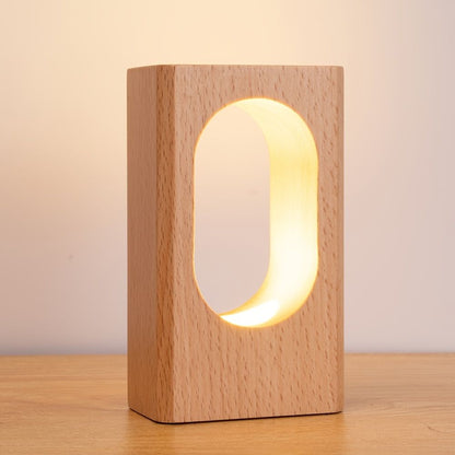 1pc LONRISWAY LED Wood Desk Lamp - Dimmable Night Light for Bedroom and Home Decor - Unique Gift Idea - Renee Lane Company