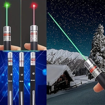 1pc Laser Pointer Laser Pen Laser Flashlight Portable Handheld Flashlight For Cats Dogs Pet Interactive Toys Laser Presentation (Two AAA Battery Not Included) - Renee Lane Company