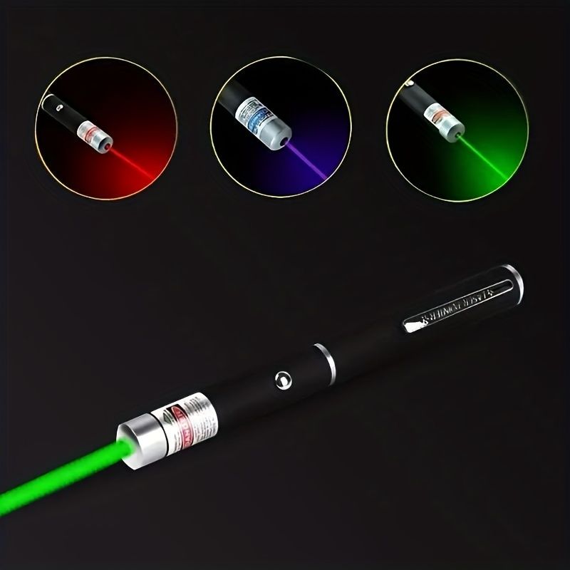 1pc Laser Pointer Laser Pen Laser Flashlight Portable Handheld Flashlight For Cats Dogs Pet Interactive Toys Laser Presentation (Two AAA Battery Not Included) - Renee Lane Company
