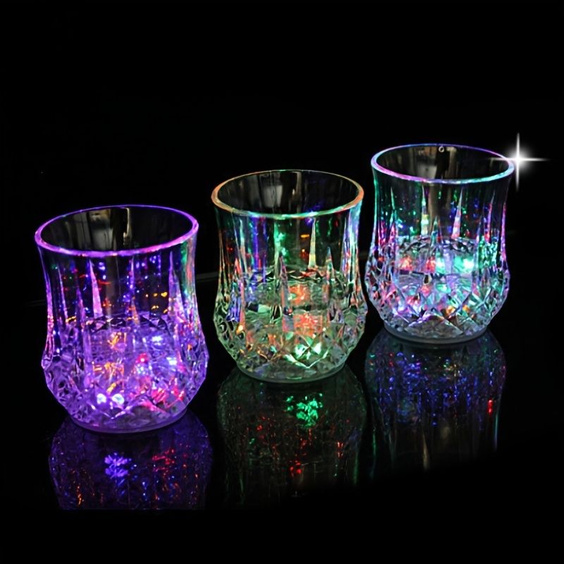 1pc Light Up Cups, Glow In The Dark Party Supplies, Colorful LED Glowing Beer Cup For Party, Birthday, Christmas, Disco - Renee Lane Company