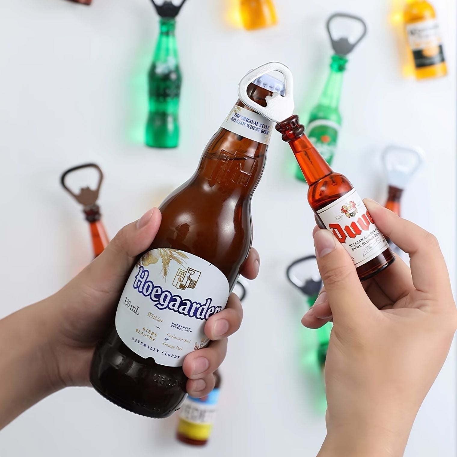 1pc Magnetic Beer Bottle Opener - Perfect Housewarming, Birthday, and Men's Gift - Easy to Use and Stylish - Renee Lane Company