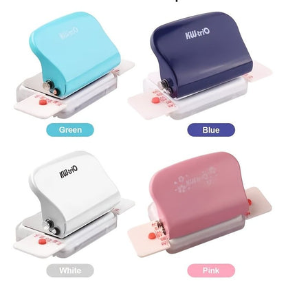 1pc Mini Paper 6-Hole Puncher DIY A4 B5 A5 Loose Leaf Bind Hole Punch Mannual Paper Cutter Machine Notebook Diary Binding Office - Renee Lane Company