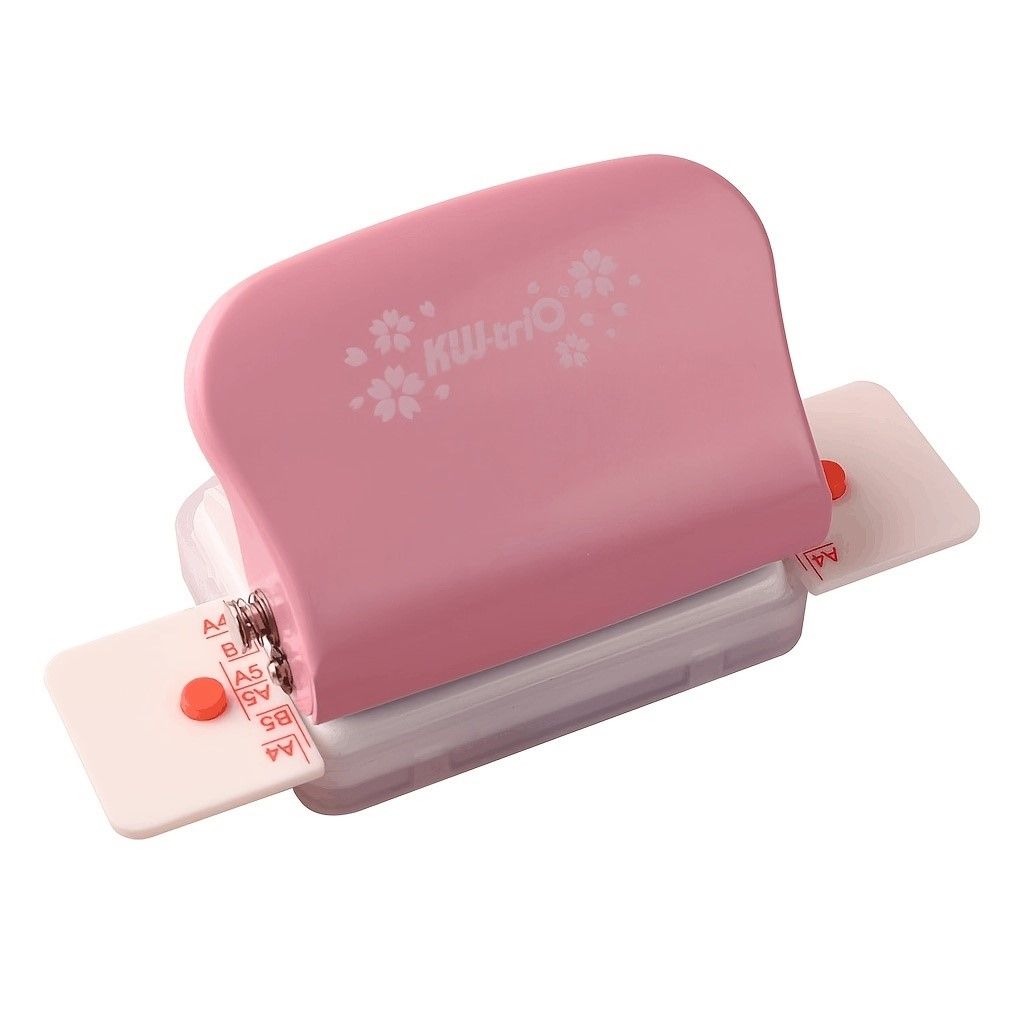 1pc Mini Paper 6-Hole Puncher DIY A4 B5 A5 Loose Leaf Bind Hole Punch Mannual Paper Cutter Machine Notebook Diary Binding Office - Renee Lane Company