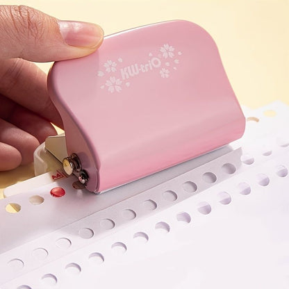 1pc Mini Paper 6-Hole Puncher DIY A4 B5 A5 Loose Leaf Bind Hole Punch Mannual Paper Cutter Machine Notebook Diary Binding Office - Renee Lane Company