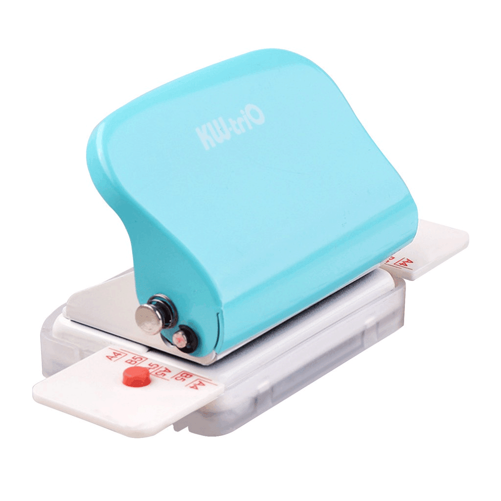 1pc Mini Paper 6-Hole Puncher DIY A4 B5 A5 Loose Leaf Bind Hole Punch Mannual Paper Cutter Machine Notebook Diary Binding Office - Renee Lane Company