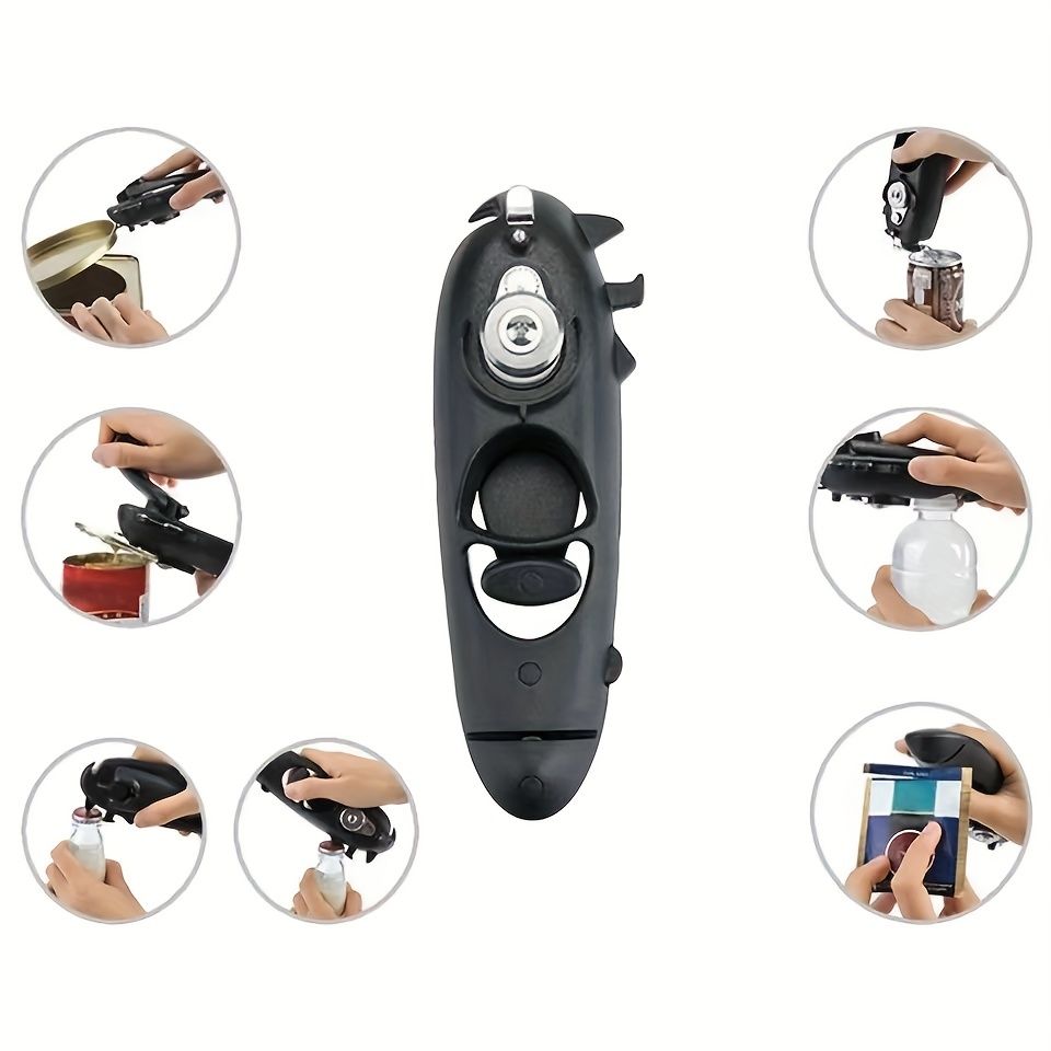1pc Multi-Function Can Opener for Beer and Mineral Water - Easy and Convenient Kitchen Tool - Renee Lane Company