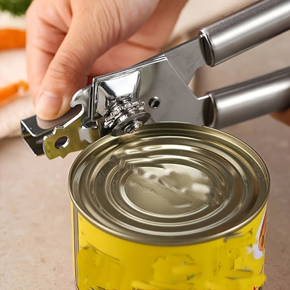 1pc Multifunctional Can Opening, Beer Bottle Opener Kitchen Supplies Simple Manual Can Screwdriver 7.87in*2.16in , Outdoor Camping - Renee Lane Company