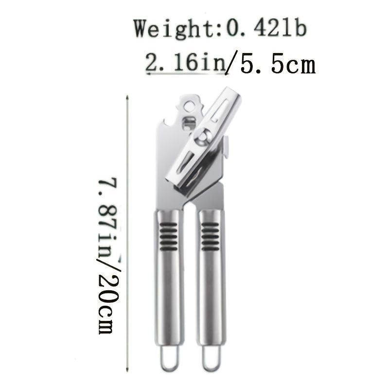 1pc Multifunctional Can Opening, Beer Bottle Opener Kitchen Supplies Simple Manual Can Screwdriver 7.87in*2.16in , Outdoor Camping - Renee Lane Company