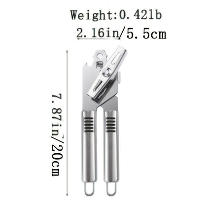 1pc Multifunctional Can Opening, Beer Bottle Opener Kitchen Supplies Simple Manual Can Screwdriver 7.87in*2.16in , Outdoor Camping - Renee Lane Company