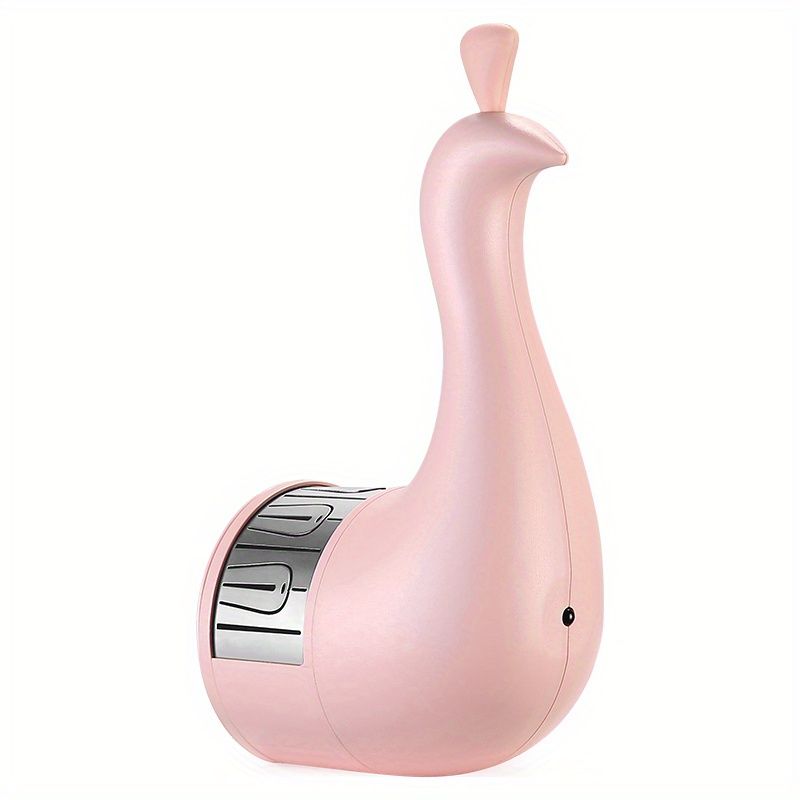1pc Peacock Projection Lamp, LED Night Light Wall Table Projection Lamp, Decorative Mood Droplight For Kids As Birthday Gifts For Women (Pink) - Renee Lane Company
