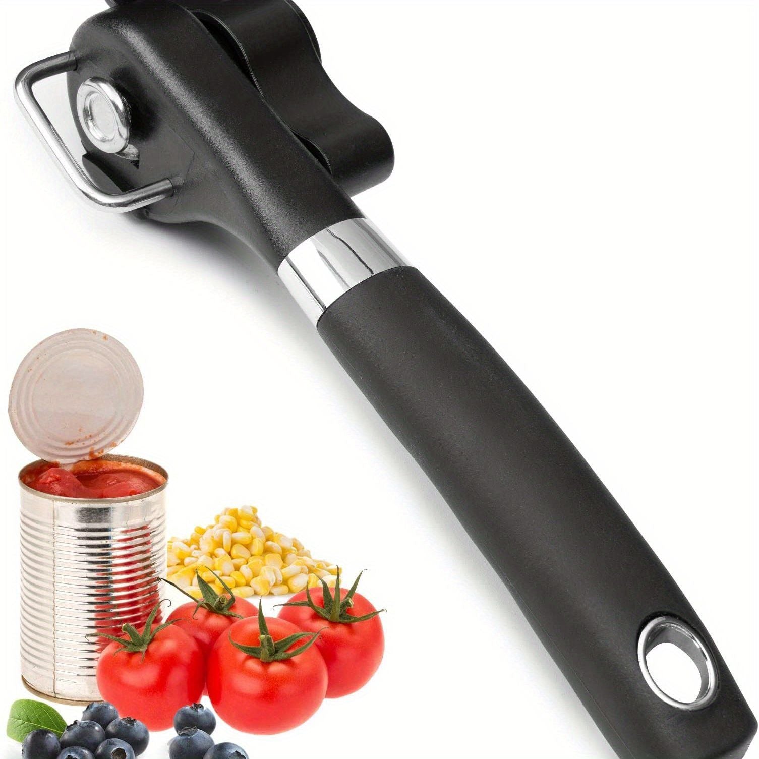 1pc Quick and Easy Stainless Steel Can Opener - Multifunctional Kitchen Gadget for Effortless Opening of Cans - Renee Lane Company