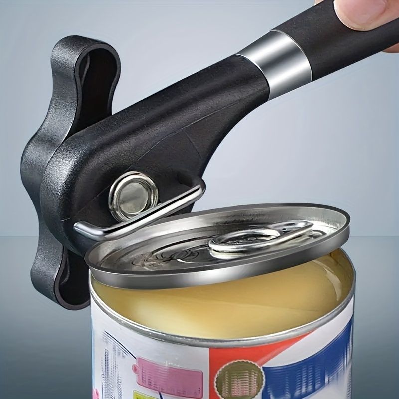 1pc Quick and Easy Stainless Steel Can Opener - Multifunctional Kitchen Gadget for Effortless Opening of Cans - Renee Lane Company
