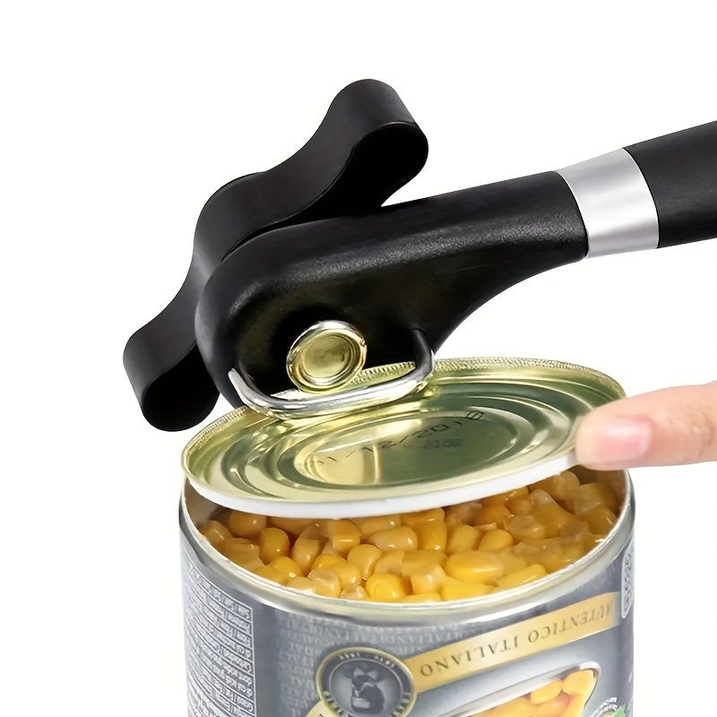 1pc Quick and Easy Stainless Steel Can Opener - Multifunctional Kitchen Gadget for Effortless Opening of Cans - Renee Lane Company