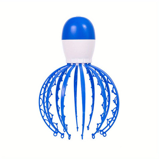 1pc Rechargeable Octopus Scalp Massager for Stress Relief and Kneading - Electric Vibrating Scalp Massager for Deep Tissue Relaxation - Renee Lane Company