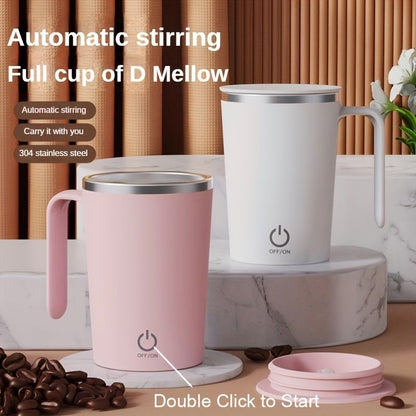1pc Rechargeable Self-Stirring Mug - Magnetic Stirring Cup for Coffee, Milk, and Cocoa - Perfect for Home, Office, and Travel - Renee Lane Company