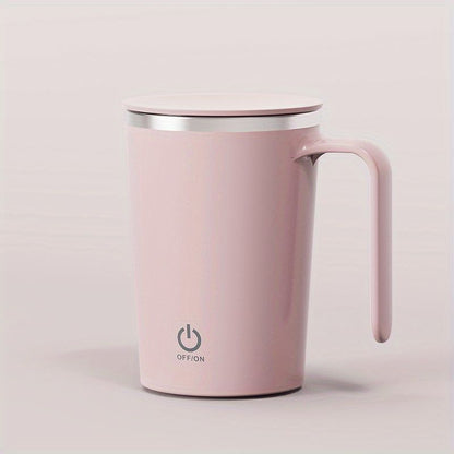 1pc Rechargeable Self-Stirring Mug - Magnetic Stirring Cup for Coffee, Milk, and Cocoa - Perfect for Home, Office, and Travel - Renee Lane Company