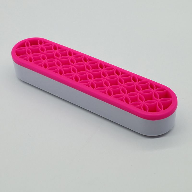 1pc Silicone Makeup Brush Holder, Silicone Makeup Brush Organizer, Multipurpose Nail Brush Organizer Storage For Sewing Craft Tools, Painting Pen Brushes, Nail Clipper - Renee Lane Company