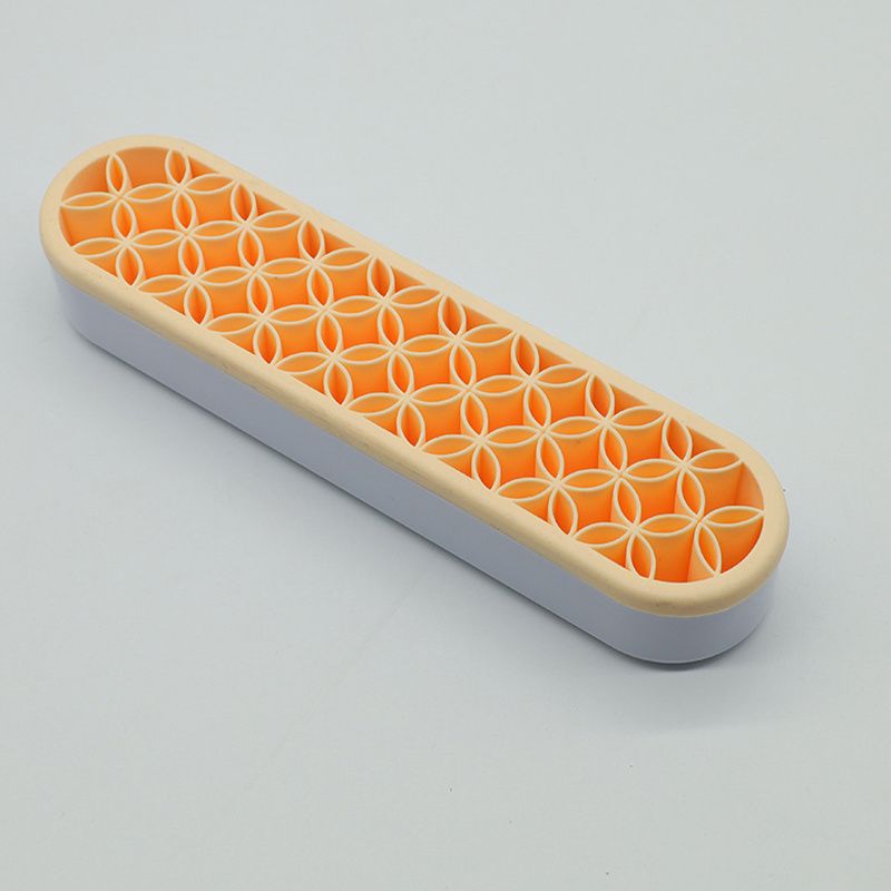 1pc Silicone Makeup Brush Holder, Silicone Makeup Brush Organizer, Multipurpose Nail Brush Organizer Storage For Sewing Craft Tools, Painting Pen Brushes, Nail Clipper - Renee Lane Company