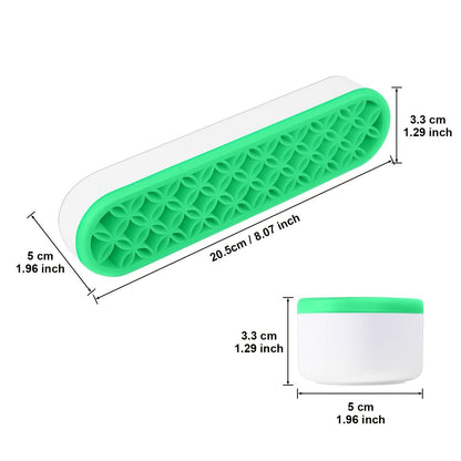 1pc Silicone Makeup Brush Holder, Silicone Makeup Brush Organizer, Multipurpose Nail Brush Organizer Storage For Sewing Craft Tools, Painting Pen Brushes, Nail Clipper - Renee Lane Company