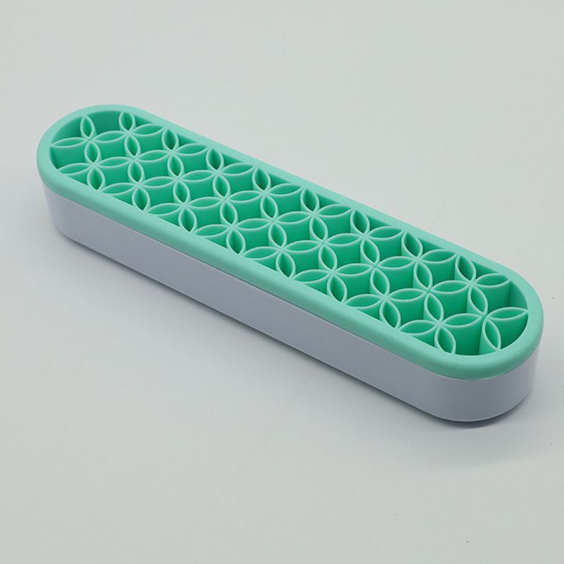 1pc Silicone Makeup Brush Holder, Silicone Makeup Brush Organizer, Multipurpose Nail Brush Organizer Storage For Sewing Craft Tools, Painting Pen Brushes, Nail Clipper - Renee Lane Company