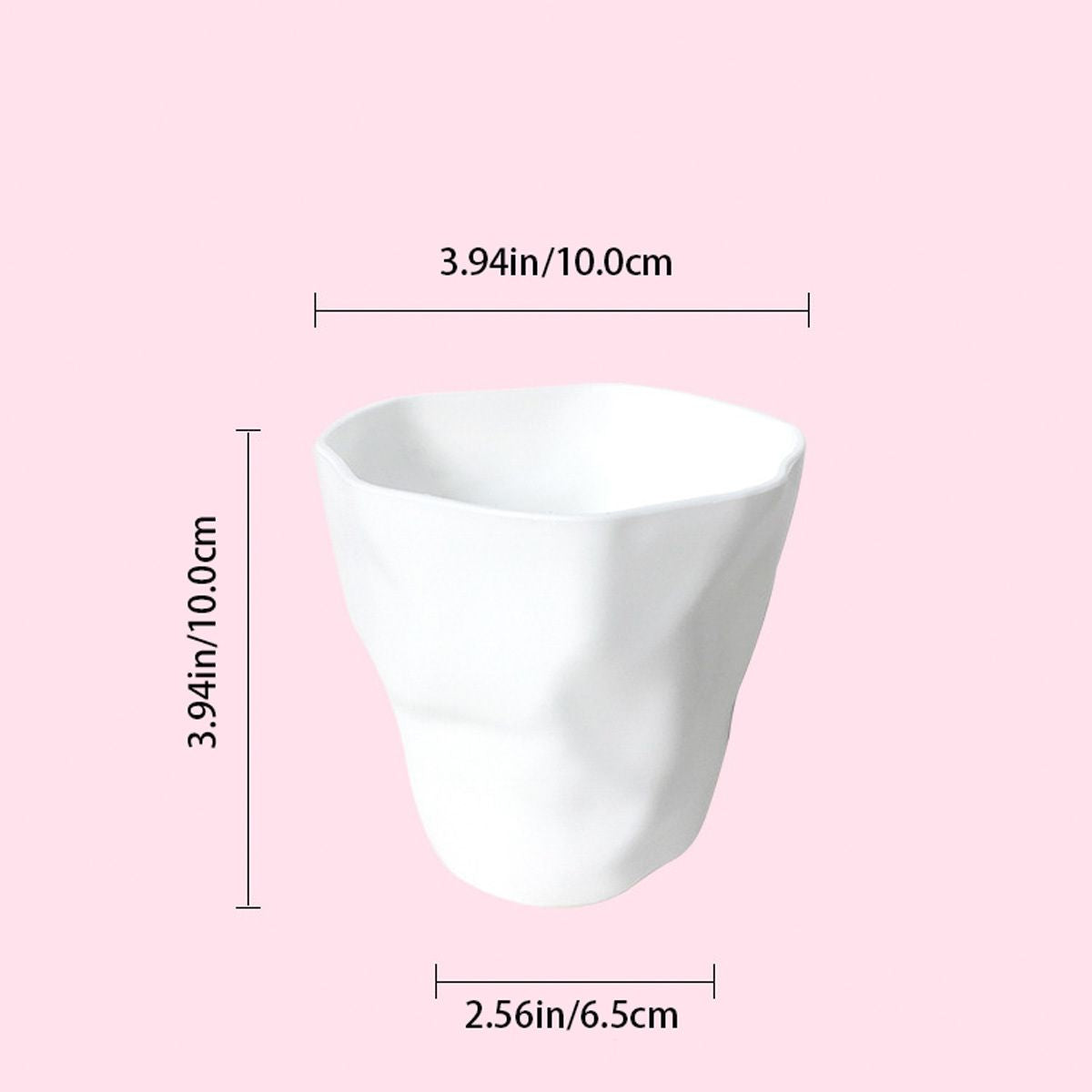 1pc Simple Style Multifunctional White Pen Holder Stationery Office Pen Holder Desktop Storage - Renee Lane Company