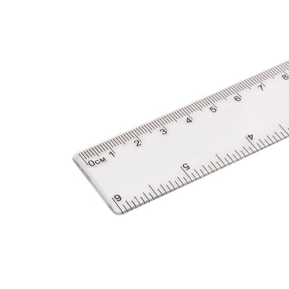 1pc Simple Transparent Ruler Size 6.14*1.18in - Renee Lane Company
