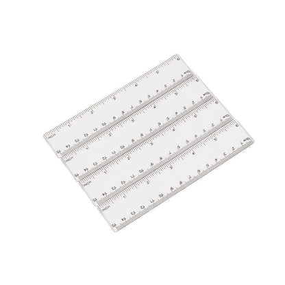 1pc Simple Transparent Ruler Size 6.14*1.18in - Renee Lane Company
