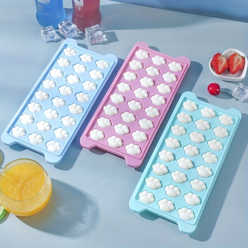 1pc Soft Bottom Cat Paw Ice Tray Mold - Homemade Ice Cube Box for Kitchen Refrigerator - Perfect for Making Delicious Ice Cream and Cocktails - Renee Lane Company